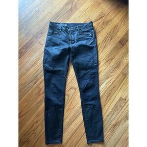 AX Armani Exchange Women’s Black Super Skinny Stretch Biker Jeans – Size 29